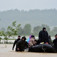 novimagazin.rs / Hochwasser in Serbien und Bosnien